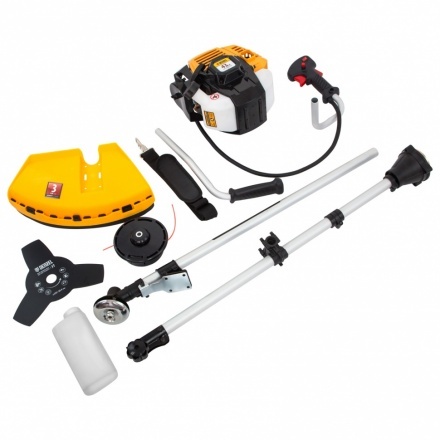 Триммер бензиновый DR-43S, 43 см3, разъемная штанга, состоит из 2 частей Denzel Триммер бензиновый DR-43S, 43 см3, разъемная штанга, состоит из 2 частей Denzel