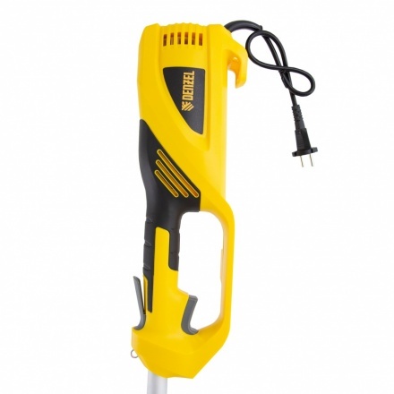 Триммер электрический TE-1200, 1200 Вт, 380 мм, катушка + диск, разборная штанга Denzel Триммер электрический TE-1200, 1200 Вт, 380 мм, катушка + диск, разборная штанга Denzel