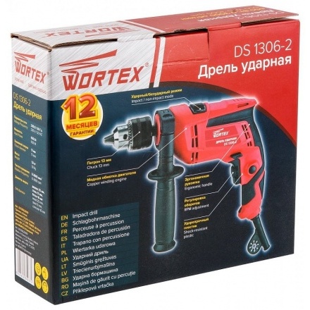 Дрель ударная WORTEX DS 1306-2 (DS130620019) Дрель ударная WORTEX DS 1306-2 (DS130620019)