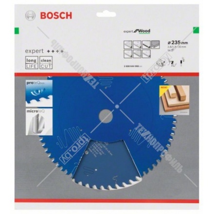 Пильный диск 235x2,8х30мм Z56 Expert for Wood BOSCH (2608644066)