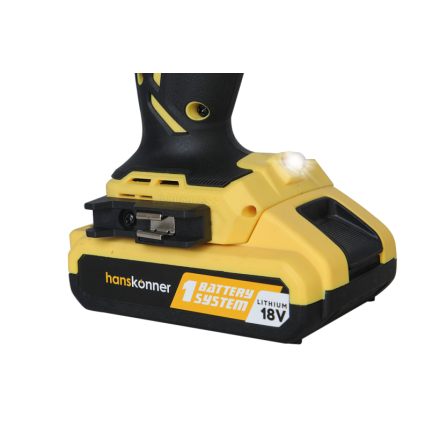 Шуруповерт Hanskonner HCD1865BL Шуруповерт Hanskonner HCD1865BL