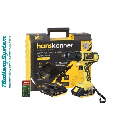 Шуруповерт Hanskonner HCD1855R