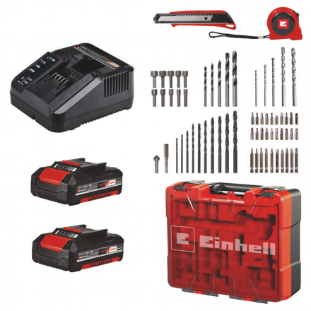 Шуруповерт Einhell TE-CD 18/40 Li BL (2x2,0 Ah) Шуруповерт Einhell TE-CD 18/40 Li BL (2x2,0 Ah)