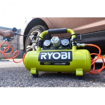 Воздушный компрессор Ryobi R18AC-0 ONE + (5133004540) Воздушный компрессор Ryobi R18AC-0 ONE + (5133004540)