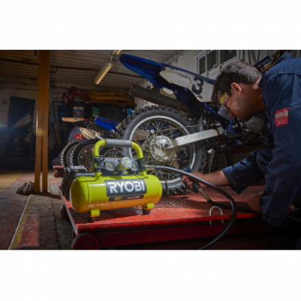 Воздушный компрессор Ryobi R18AC-0 ONE + (5133004540) Воздушный компрессор Ryobi R18AC-0 ONE + (5133004540)