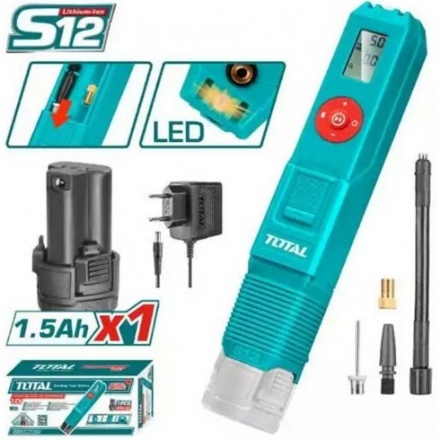 Автомобильный компрессор TOTAL TACLI12011 Автомобильный компрессор TOTAL TACLI12011