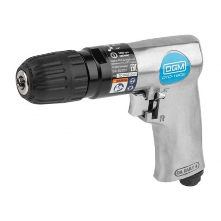 Пневмодрель с реверсом DGM DTD-1802 Пневмодрель с реверсом DGM DTD-1802