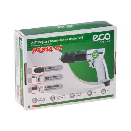 Пневмодрель с реверсом ECO ARD18-11 Пневмодрель с реверсом ECO ARD18-11