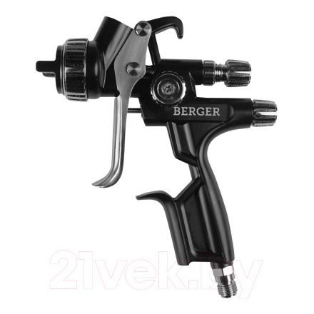 Пневматический краскопульт BERGER Зильбер HVLP 1.4мм / BG1389 Пневматический краскопульт BERGER Зильбер HVLP 1.4мм / BG1389