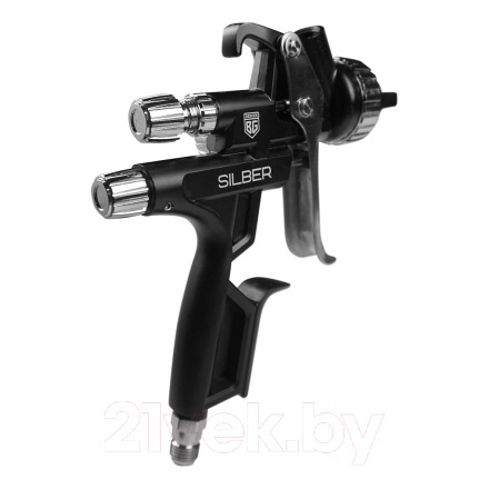 Пневматический краскопульт BERGER Зильбер HVLP 1.4мм / BG1389 Пневматический краскопульт BERGER Зильбер HVLP 1.4мм / BG1389