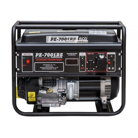 Бензиновый генератор ECO PE-7001RS Black Edition Бензиновый генератор ECO PE-7001RS Black Edition