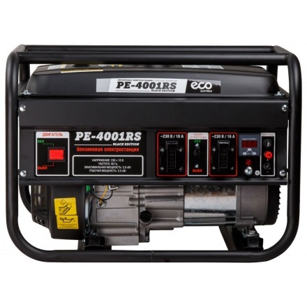 Бензиновый генератор ECO PE-4001RS Black Edition Бензиновый генератор ECO PE-4001RS Black Edition