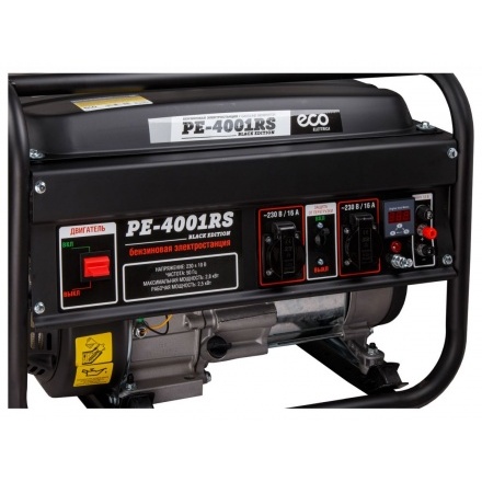 Бензиновый генератор ECO PE-4001RS Black Edition Бензиновый генератор ECO PE-4001RS Black Edition