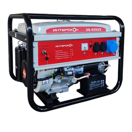 Генератор бензиновый Интерскол ЭБ-6500 Э Генератор бензиновый Интерскол ЭБ-6500 Э