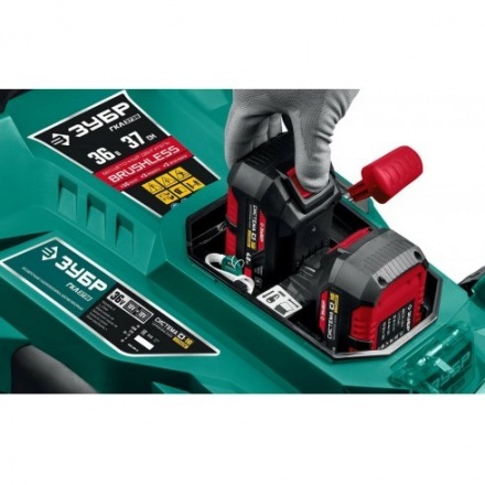 Газонокосилка аккумуляторная Зубр ГКЛ-3736 Газонокосилка аккумуляторная Зубр ГКЛ-3736