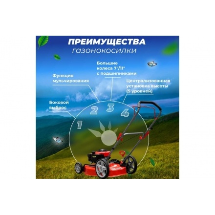 Газонокосилка бензиновая Eco LG-810 (EC3410-2) Газонокосилка бензиновая Eco LG-810 (EC3410-2)