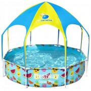 Бассейн каркасный Bestway Steel Pro Splash-in-Shade 56432 (244x51)