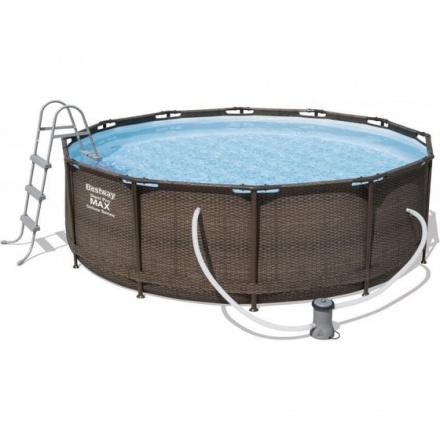 Бассейн каркасный Bestway Steel Pro MAX Ротанг 56709 (366х100)