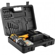 Дрель-шуруповерт аккумуляторная Deko DKCD20V в кейсе + набор инструмента Дрель-шуруповерт аккумуляторная Deko DKCD20V в кейсе + набор инструмента