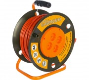 Удлинитель на катушке Glanzen EB-50-008