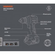 Аккумуляторная дрель-шуруповерт Daewoo Power DAA 4021Li SET Аккумуляторная дрель-шуруповерт Daewoo Power DAA 4021Li SET
