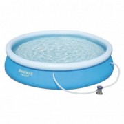Бассейн надувной Bestway Fast Set 57274 (366x76, с фильтр-насосом)
