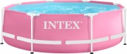 Бассейн каркасный Intex Metal Frame 28290 (244х76, розовый)