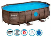 Бассейн каркасный Bestway Power Steel Swim Vista 427х250х100 см