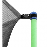 Батут Happy Jump PRO 12ft-i 374см с внутренней сеткой и лестницей