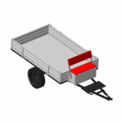 Прицеп для мотоблока СпецПрофРесурс ТМ-2000 (колёса R13)