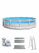 Каркасный бассейн Intex Prism Frame Clearview 26722 (427х107)