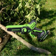 Пила цепная аккумуляторная Greenworks GD24CSMNX (2008707UA)