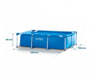 Каркасный бассейн Intex Rectangular Frame 28270NP (220x150x60)