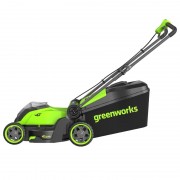 Газонокосилка аккумуляторная Greenworks GD40LM411 (2521007UG) Газонокосилка аккумуляторная Greenworks GD40LM411 (2521007UG)