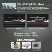 Надувной матрас односпальный Intex Supreme Air-Flow 64490