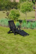 Складной шезлонг Ipae Progarden Zircone (антрацит)