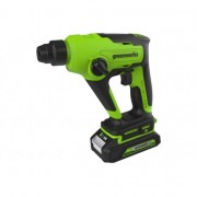 Перфоратор Greenworks GD24SDS1 бесщеточный 1.2Дж 24V 3803107UA (c АКБ 2Ач и ЗУ)