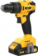 Аккумуляторная дрель-шуруповерт Deli DC150 (черный/желтый)