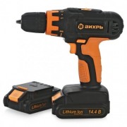 Аккумуляторная дрель-шуруповерт Вихрь ДА-14.4Л-2К (72/14/8) Аккумуляторная дрель-шуруповерт Вихрь ДА-14.4Л-2К (72/14/8)