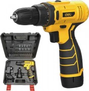 Аккумуляторная дрель-шуруповерт Deli EDL-DZ12-6A2 (желтый)