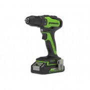 Аккумуляторная дрель-шуруповерт Greenworks GD24DD35 24V 3704007UA (c АКБ 2Ач и ЗУ в кейсе)