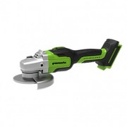 Угловая шлифовальная машина Greenworks GD24AG бесщеточная 24V 3200207UA (c АКБ 2Ач и ЗУ)