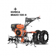 Мотокультиватор бензиновый Skiper SP-1400S + колеса 7.00-8 Extreme