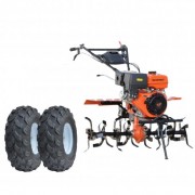 Мотокультиватор бензиновый Skiper SP-1600S + колеса 19х7-8