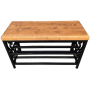 Кованая банкетка МФ-1 золото