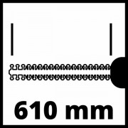 Кусторез аккумуляторный Einhell GP-CH 18/61