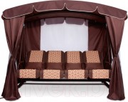 Качели садовые Arno Дефа Люси Люкс 2017-КД-58/Л (шоколадный)