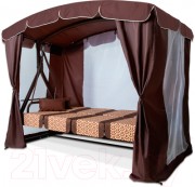 Качели садовые Arno Дефа Люси Люкс 2017-КД-58/Л (шоколадный)