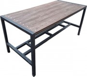 Стол садовый СтальСнабДизайн Лофт ДПК