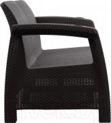 Диван садовый Альтернатива Ротанг-плюс / М8837 (мокко)